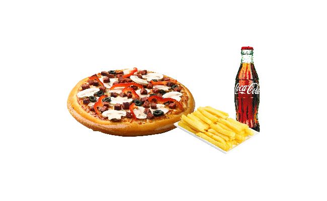 Kahverengi Pizza Menü